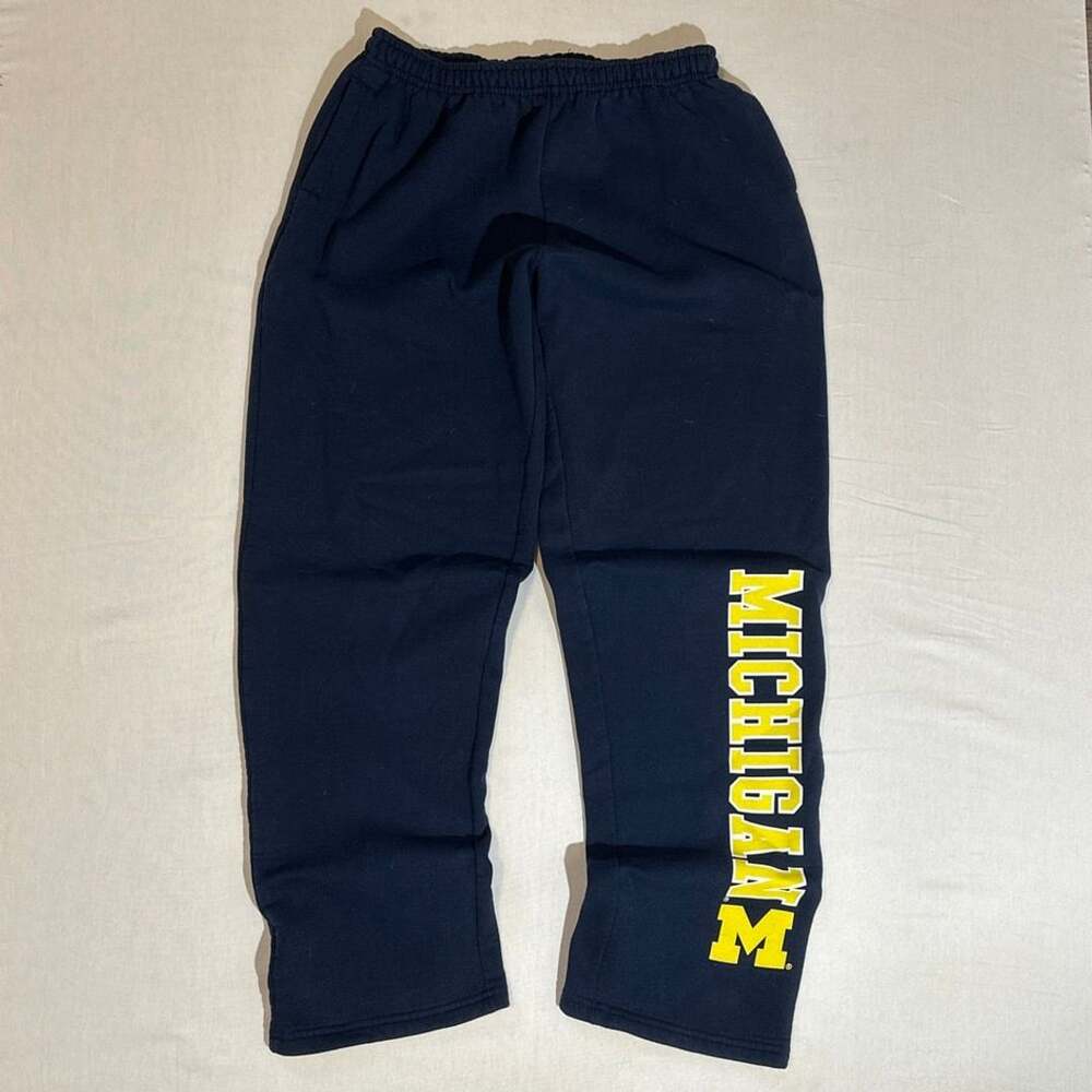 Michigan Wolverines Navy Yellow Sweatpants XL